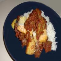 Jamaican Curry Beef Ribs With Papaya & Mango_image
