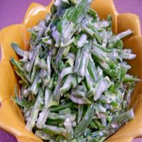 Green Beans with Cream Cheese Sauce image
