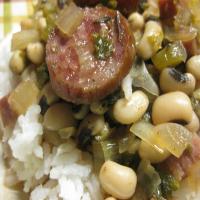 Creole Black-Eyes and Rice for the Crock Pot image