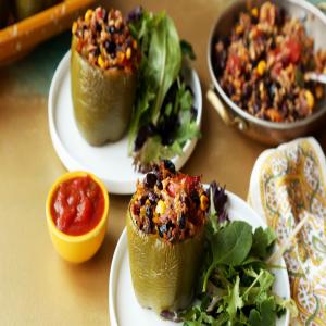 Mexican Quinoa Stuffed Bell Peppers image