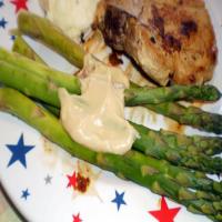 Asparagus with Wasabi Sauce Recipe image