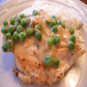 Spring Chicken Fricassee With Peas image