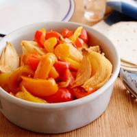 Fajita-Filling Onions and Peppers image