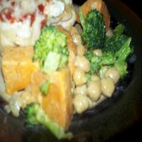 Steamed Sweet Potato, Broccoli, and Bean Salad image