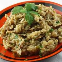 Fresh Mushroom Rice Pilaf_image