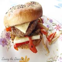 Burgers with Sweet and Spicy Bell Pepper Relish Recipe - (4.7/5) image