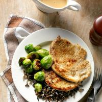 Turkey Cutlets with Pan Gravy image
