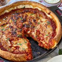 Chicago Deep-Dish Sausage Pizza_image