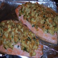 Baked Trout Fillets With Bread Stuffing_image
