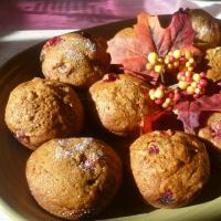 Quick Cranberry Pumpkin Muffins image