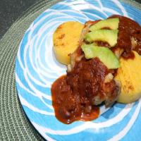 Lime Grilled Chicken and Polenta With A.1. Mole Sauce #A1_image