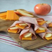 Ham, Apple and Cheese Wraps_image