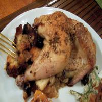 Roasted Cornish Hens With Dried Cherry Stuffing_image