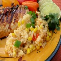 Rice, and Corn With Chipotle Peppers image