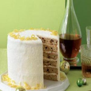 Layered Fruitcake with Creme Fraiche Frosting_image