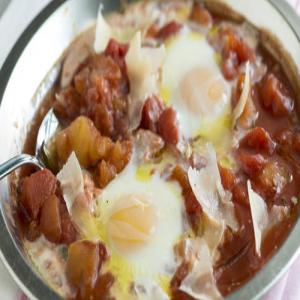 Baked Eggs in Tomato Sauce image