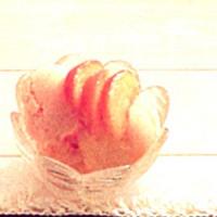 Creamy Peach Sherbet image