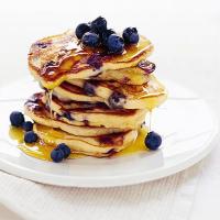 American blueberry pancakes image