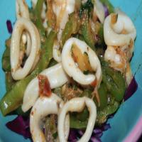 Thai Squid With Chilies and Basil_image