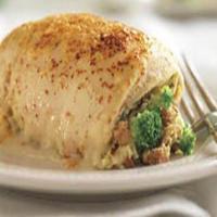 Creamy Broccoli Stuffed Chicken Breasts_image
