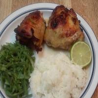 Marinated Chicken Thighs with a Honey-Rum Glaze_image