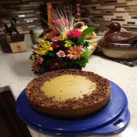 Vegan Pumpkin Cheesecake with Gingersnap Pecan Crust image