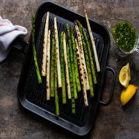 Grilled Asparagus With Lemon Dressing image