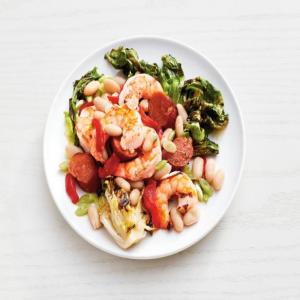 Grilled Shrimp and Escarole_image
