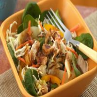 Asian Chicken Salad With Peanut-Soy Dressing image