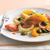 Seared Salmon with Oranges and Fennel image