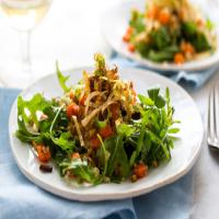 Quinoa Salad With Roasted Carrots and Frizzled Leeks image