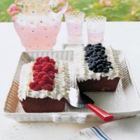 Berry Pound Cake with Whipped Cream image