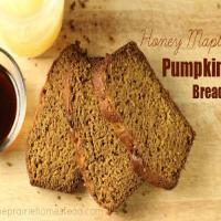 Honey Maple Pumpkin Bread image