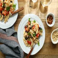 Pasta With Marinated Tomatoes and Summer Herbs image