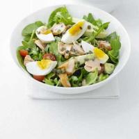 Hot-smoked salmon & egg salad image