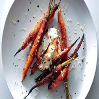 Spice-Crusted Carrots with Harissa Yogurt image