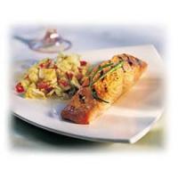 Sesame Grilled Salmon with Wasabi Slaw_image