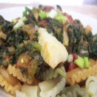 Spicy Cod With Tomatoes and Spinach_image