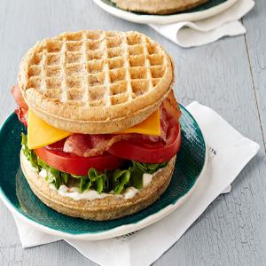 Cheddar-Bacon Waffle Sandwich_image