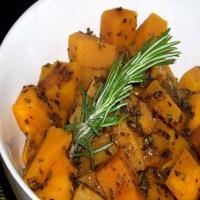 Squash With Apple Cider and Herb Glaze - Stove Top image