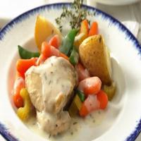 Slow-Cooker Creamy Herbed Chicken Stew (Cooking for 2) image
