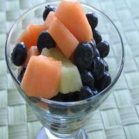 Melon with Blueberries image