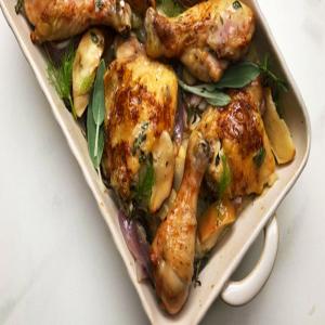 Roasted Chicken With Apples & Fennel Recipe by Tasty_image