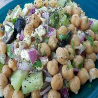 Greek-Style Chickpea Salad image