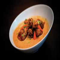 Malaysian Chicken Curry with Buttermilk Beer Beignets image