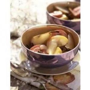 Autumn Fruits with Cinnamon Custard_image