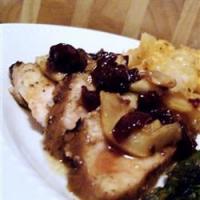 Marinated Pork Medallions with a Ginger-Apple Compote_image
