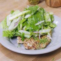 Chicken Paillard with Arugula, Asparagus and Fennel Salad with Shaved Parm image