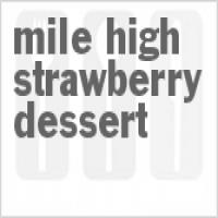 Mile High Strawberry Dessert_image