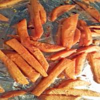 Baked Parmesan and Garlic Sweet Potato Fries image